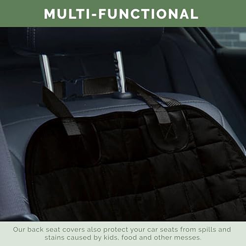 Elegant Comfort Premium Pet Car Seat Cover for Front Seat, Luxury Microfiber Car Seat Protector, Heavy Duty and Durable, Non-Slip and Waterproof Car Seat Cover for Trucks, Cars, and SUVs, Black - Image 3