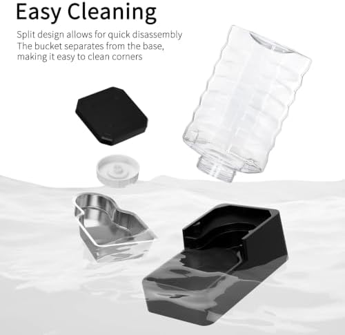 RIZZARI 10L Gravity Dog Water Bowl Dispenser: Wide Mouth Filter-Free Design - Image 6