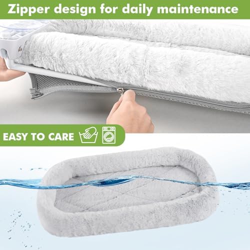 Zoratoo 2PC Cat Window Perch, Foldable & Cordless Cat Hammock with Bolster - Image 3