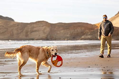Ruffwear, Pacific Ring Dog Toy, Fetch and Tug, Sockeye Red - Image 4