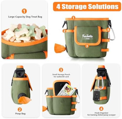 Dog Treat Pouch with Magnetic Closure for Pet Training - Image 3