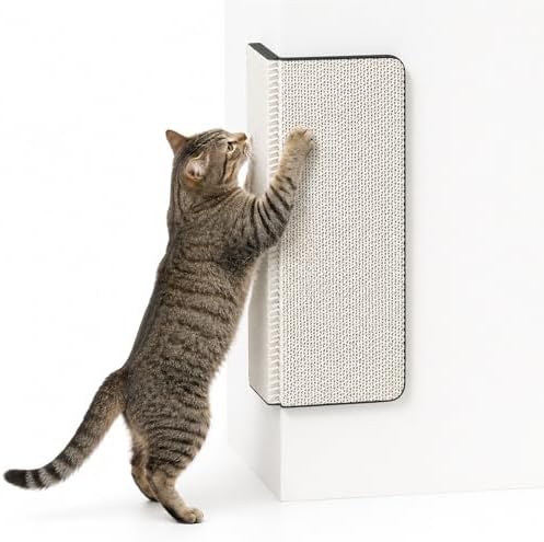 Cat Scratcher Pads, Foldable Cardboard for Corner Walls for Indoor Cats by Unknown