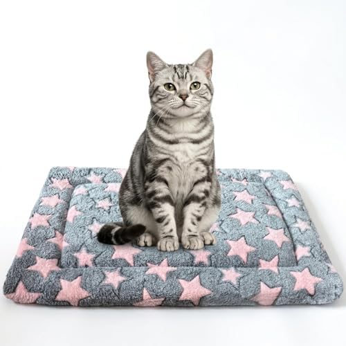 Cat & Dog Bed Mat - Reversible Dog Crate Bed Mats, Soft & Breathable Kennel Pad, Durable Crate Bed for Extra Small Dogs & Cats by Unknown