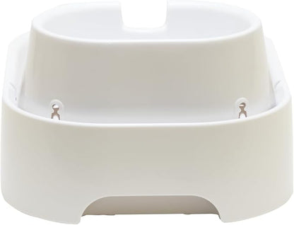 Dog Mate Large Multi-Level Pet Water Fountain (385) - Water Drinking Station for Dogs and Cats, Designed for Easy Hydration, 200 fl. oz. Capacity, White