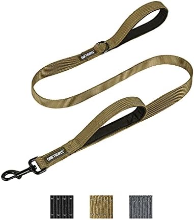 OneTigris No-Pull Dog Leash with Handle for Medium Large Dogs(Brown, 4FT) by OneTigris