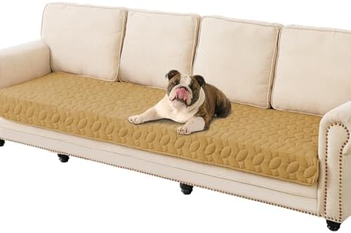 Ameritex Waterproof Pet Bed Cover Anti-Slip Dog Bed Blanket for Sofa and Furniture Waterproof New Pattern Design (Sand, 30x90 Inch (Pack of 1)) by Ameritex