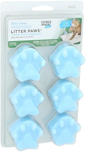 Citrus Magic Pet Odor Eliminator Litter Paws, Fresh Linen, 2 Pack - Image 2