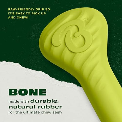 Benebone Natural Rubber Dog Bone Chew Toy, Small - Image 3