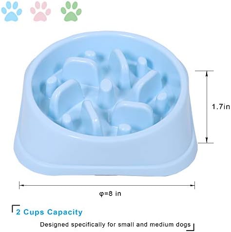 UPSKY Slow Feeder Small Dog Bowl - Anti-Slip Puzzle Bowl Feeder, Interactive Bloat Stop, Anti-Choking - Image 2