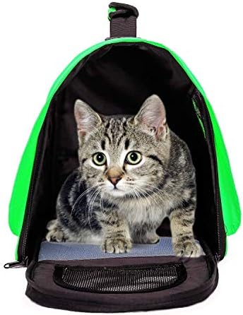 Pawer 18” x 11”x 11” Soft-Sided Foldable Airline Approved Pet Carrier for Cat, Puppy and Small Dog, Washable 600D Oxford Fabric, with Handle and Strap for Carry, Multiple Colors Available - Image 5