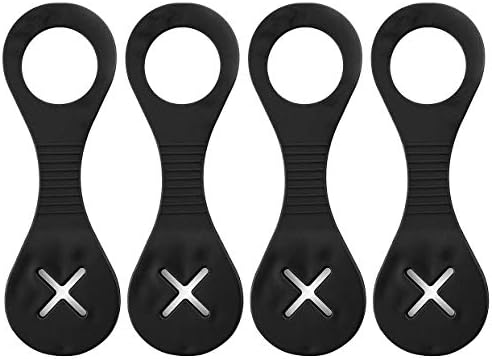 Okydoky Dog Poop Bag Holder Leash Waste Carrier Holder Bicycle (4 Pack) by Okydoky