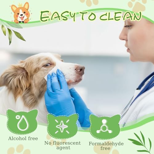 Treela 10 Pack Dog Pet Wipes, 80 Count Paws Body, Tea Tree Flavor - Image 3