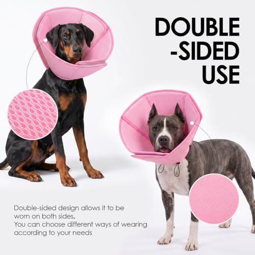 AOFITEE Soft Dog Cone, Adjustable Cones for Dogs After Surgery - Image 5