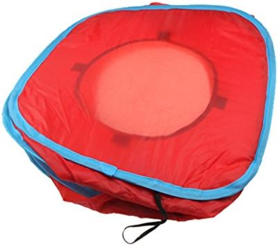 emours Cat Play Cube Collapsible Tunnel Cat House Toys,with 4 Balls, Red (Pack of 2) - Image 5