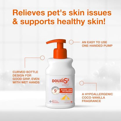 Douxo S3 PYO Medicated Dog Shampoo with 3% Chlorhexidine for Dogs – Antibacterial & Antiseptic Yeast Infection Treatment For Dogs & Cats, Clinically Proven, 6.7 fl oz - Image 5