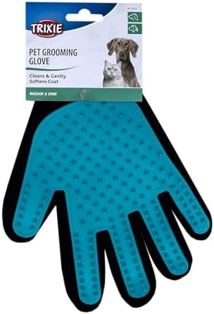 TRIXIE Pet Grooming Glove for Dogs and Cats, Cleans and Gently Softens Coat - Image 4