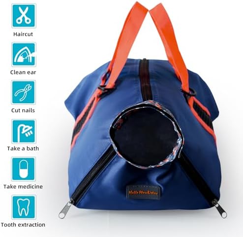 Cinf Cat Restraint Grooming Bag, Anti-Scratch Tool for Nail Trimming - Image 2