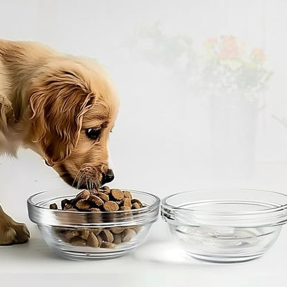2 Pack Glass Bowls for LFTYTUO Pet Feeders Stand, Replacement Cat Dog Glass Bowl, Easy to Clean Food Water Bowls, 30 oz / 1000 ml - Image 5