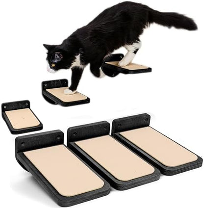 INICIO Cat Wall Steps, Set of 3, Black by INICIO