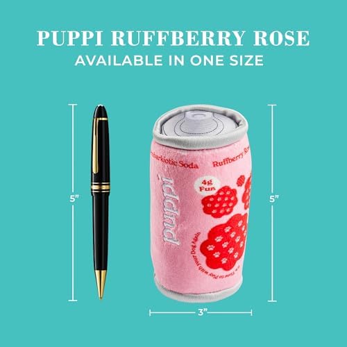 Haute Diggity Dog Puppi Plush Dog Toy, Drink Parody Stuffed Chew Toys - Image 3