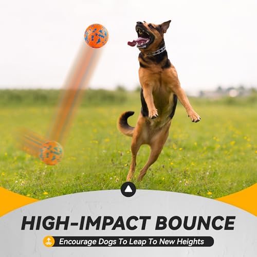 FUSOTO 3Pcs Dog Balls, Tennis Balls for Dog - Image 2