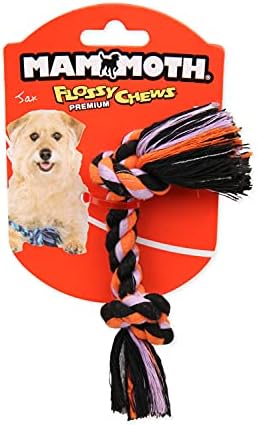 Mammoth Pet Products Flossy Chews Cottonblend Color Rope e, Mini, 6-Inch, MultiColored (20000V) - Image 2