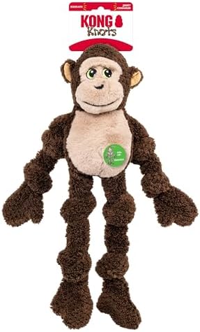 KONG Floppy Knots Rope and Plush Dog Toy, Monkey, for Large/X-Large Dogs - Image 2