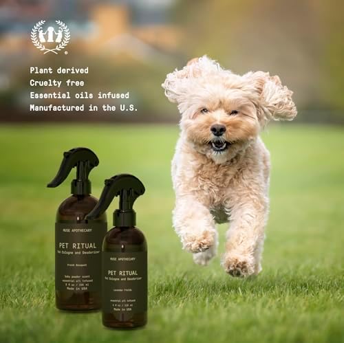Muse Apothecary Pet Ritual Pet Cologne Spray for Dogs - Dog Perfume Spray Long Lasting After Bath - Pet Perfume for Dogs - Essential Oils Infused - 8oz, Fresh Bouquet - Image 6