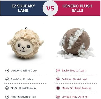 petlou 4 Inch EZ Squeaky Lamb - Image 6