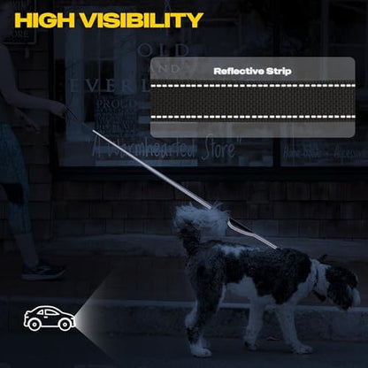 Fida 10 FT Heavy Duty Dog Leash, Dual Padded Handles for Medium Large Dogs - Image 5