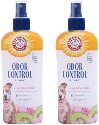 Arm & Hammer Super Deodorizing Dog Spray, Kiwi Blossom, 8 Fl Oz, 2-Pack by ARMHAMMER