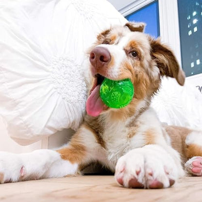 Hyper Pet DuraSqueak Dog Ball Toys (Interactive Toy that Float & Squeak) Squeaky Toys & Dog Balls for Playing, Fetching & Retrieving-Great Alternative to Traditional Tennis Balls-3.5" - Image 2