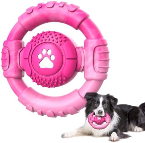 Pamlulu Tough Dog Toys for Aggressive Chewers, Indestructible Dog Toy for Large Dogs, Nylon Chew Toys for Medium Large Breed, Interactive Dog Toys to Keep Them Busy, Dog Birthday by Home