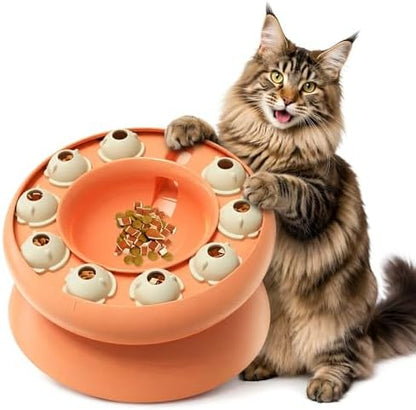 KADTC Cat Puzzle Toy Slow Feeder Bowl for Fast Eater, Kitten Enrichment Toy by KADTCINTELLIGENCEDEVELOPMENT