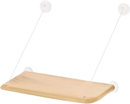 Cat Window Perch, Hammock Seat Bed - Space Saving Design, 360 Sunbath, Holds Up to 50lbs for Any Size