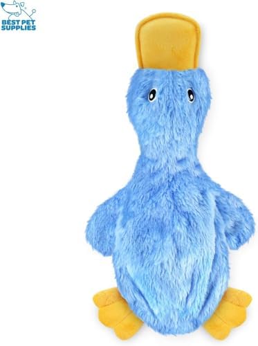 Best Pet Supplies Interactive Squeaky Dog Toy - Crinkle Duck Set - Image 2