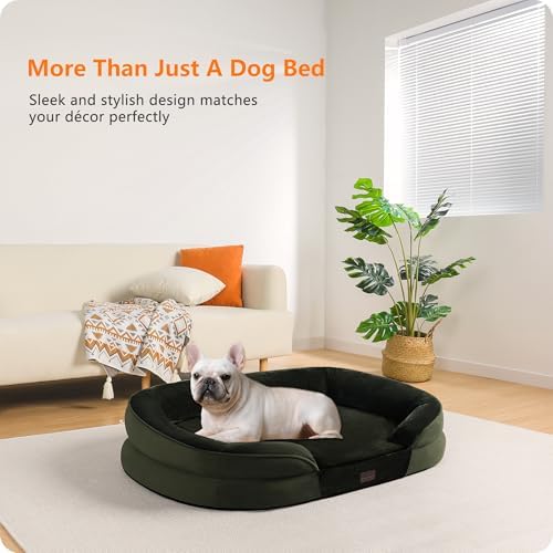 Dwanton Orthopedic Waterproof Medium Dog Bed Sofa, Gel Memory Foam, 28" - Image 2