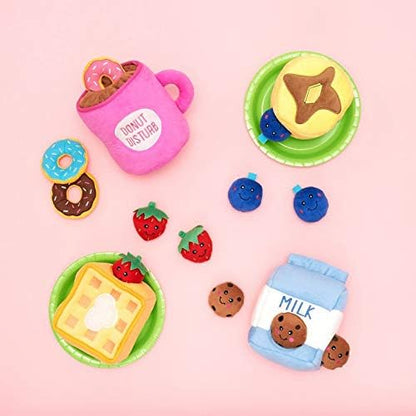 ZippyPaws Burrow Replacement Miniz Squeaky Toy for Enrichment - Cookies - Image 6