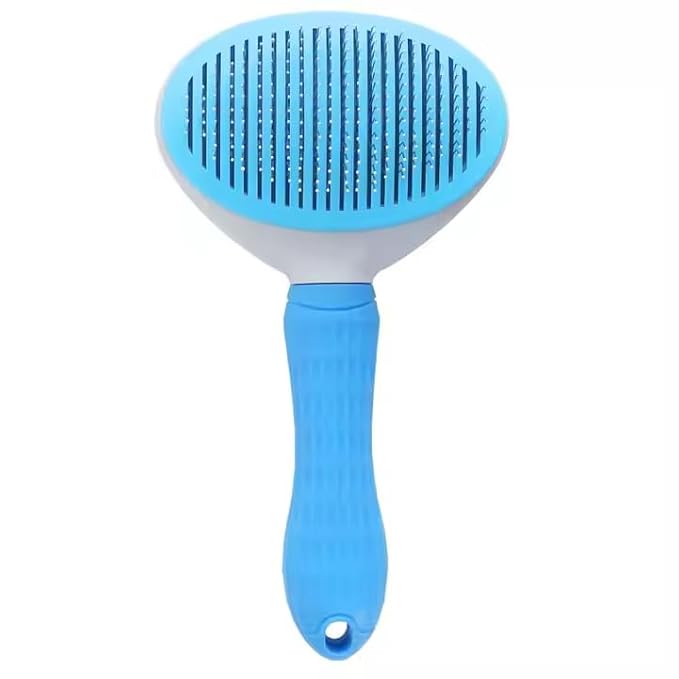 Pet Brush for Cats and Dogs | Self Cleaning Bunny Comb for Cats, Dogs, Bunny | Pet Grooming Brush | Massaging Tool Suitable for Pets with Long or Short Hair
