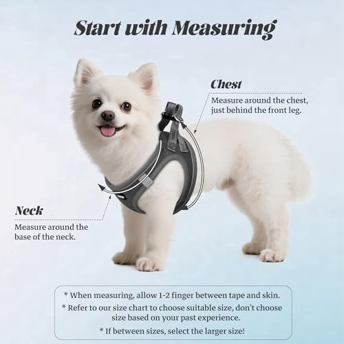No Pull Dog Puppy Harness and Leash Set Reflective Mesh Vest Medium - Image 2