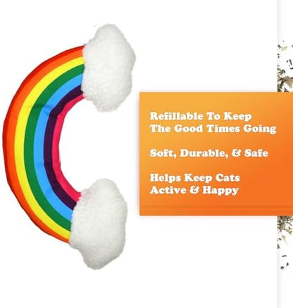 Meowijuana Rainbow Kicker Cat Toy | Refillable Catnip Kicker - Image 4