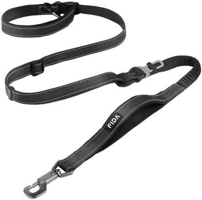 Fida 6-in-1 Hands Free Dog Leash Heavy Duty, Waist Corssbody Dog Leash by Fida