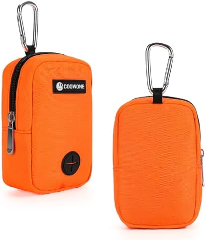 Small Dog Treat Bag, Portable Dog Treat Bag for Leash with Clip, Puppy Training Bags Built in Poop Bag Dispenser, Pocket Sized Dog Treats Pouch, Doggie Snack Rewards Bag, Dog Treat Carrier - Image 2