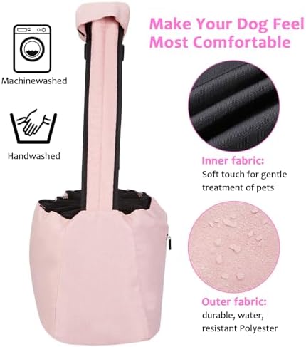 Ownpets XL Dog Sling 15-25lbs, Hands-Free Carrier with Bottom Support Pad - Image 6