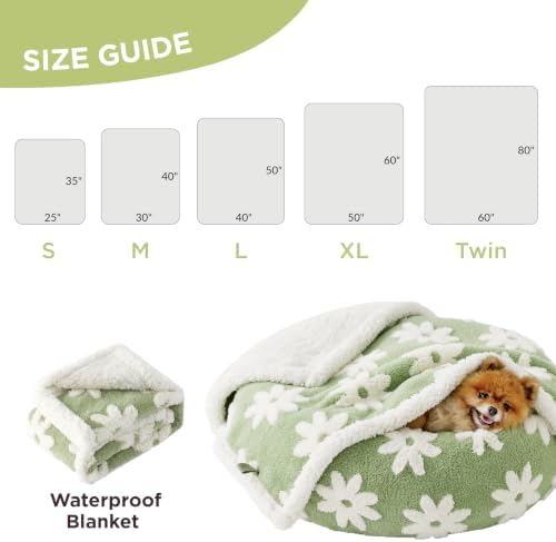 LE SURE Waterproof Blanket for Bed Cute Cozy 3D Jacquard, Twin（60x80） - Image 5