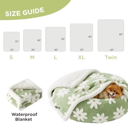 LE SURE Waterproof Blanket for Bed Cute Cozy 3D Jacquard, Twin（60x80） - Image 5