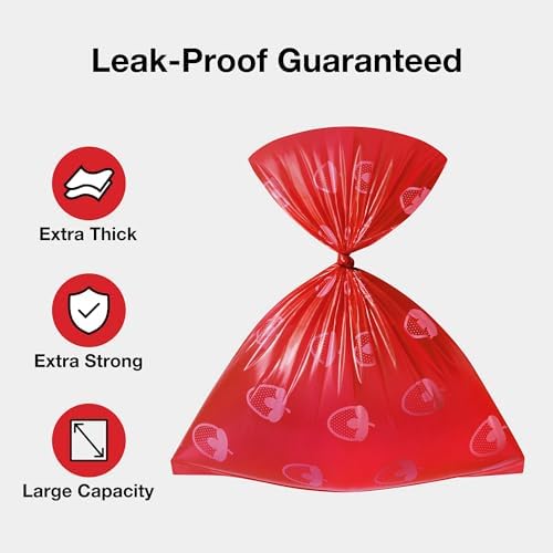VETRESKA Dog Poop Bag Dispenser with Strawberry Scented Bags, 105 Counts - Image 5