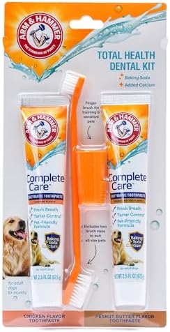 Arm & Hammer Complete Care Dog Dental Kit, 2 Flavors, 2.5 Oz Each by ArmHammer