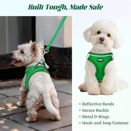 No Pull Dog Puppy Harness and Leash Set Reflective Mesh Vest X-Small - Image 5