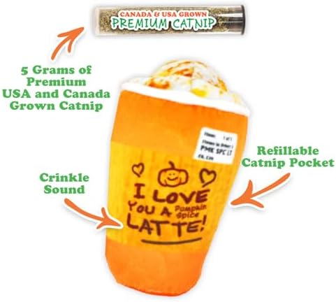 Meowijuana Fall Pumpkin Spice Latte Cat Toy and Blend Bundle | High-Potency - Image 5